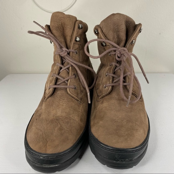 Keds OutDoor Brown Leather Lace Up Ankle Boots - Picture 6 of 11